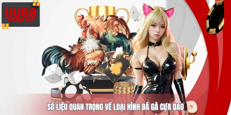 Số liệu quan trọng về loại hình đá gà cựa dao Số liệu quan trọng về loại hình đá gà cựa dao